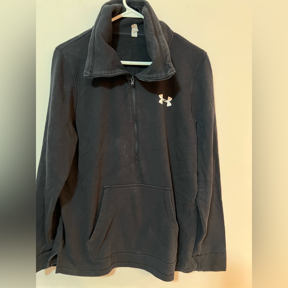Under Armor Sweatshirt | long sleeve half zip high neck pull over sweatshirt